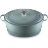 image:imageLe Creuset Enameled Cast Iron Signature Oval Dutch Oven 675 qt RivieraSea Salt