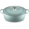 image:imageLe Creuset Enameled Cast Iron Signature Oval Dutch Oven 675 qt RivieraSea Salt