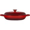 image:imageLe Creuset Enameled Cast Iron Signature Round Braiser 5qt RivieraCerise