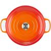 image:imageLe Creuset Enameled Cast Iron Signature Round Braiser 5qt RivieraFlame