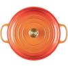 image:imageLe Creuset Enameled Cast Iron Signature Round Braiser 5qt RivieraFlamme Doree
