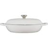 image:imageLe Creuset Enameled Cast Iron Signature Round Braiser 5qt RivieraWhite