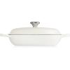 image:imageLe Creuset Enameled Cast Iron Signature Round Braiser 5qt RivieraWhite