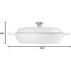 image:imageLe Creuset Enameled Cast Iron Signature Round Braiser 5qt RivieraWhite