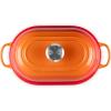 image:imageLe Creuset Enameled Cast Iron Signature Round Bread Oven 95 inch RivieraFlame