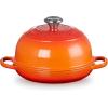 image:imageLe Creuset Enameled Cast Iron Signature Round Bread Oven 95 inch RivieraFlame