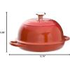 image:imageLe Creuset Enameled Cast Iron Signature Round Bread Oven 95 inch RivieraFlame
