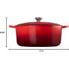 image:imageLe Creuset Enameled Cast Iron Signature Round Dutch Oven 45 qt RivieraCerise