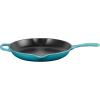 image:imageLe Creuset Enameled Cast Iron Signature Round Skillet 1025 RivieraCaribbean
