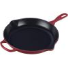 image:imageLe Creuset Enameled Cast Iron Signature Round Skillet 1025 RivieraCerise