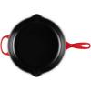 image:imageLe Creuset Enameled Cast Iron Signature Round Skillet 1025 RivieraCerise