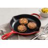 image:imageLe Creuset Enameled Cast Iron Signature Round Skillet 1025 RivieraCerise