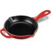 image:imageLe Creuset Enameled Cast Iron Signature Round Skillet 1025 RivieraCerise