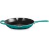 image:imageLe Creuset Enameled Cast Iron Signature Round Skillet 1025 RivieraRiviera