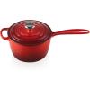 image:imageLe Creuset Enameled Cast Iron Signature Saucepan 175 qt RivieraCerise