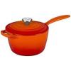 image:imageLe Creuset Enameled Cast Iron Signature Saucepan 175 qt RivieraFlame