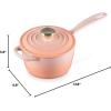 image:imageLe Creuset Enameled Cast Iron Signature Saucepan 175 qt RivieraPeche