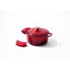 image:imageLe Creuset Silicone Set of 2 Handle Grips 5 x 2 12 Each RivieraCerise