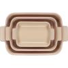 image:imageLe Creuset Stoneware Heritage 3Piece Rectangular Baking Dish Set RivieraCerise