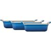 image:imageLe Creuset Stoneware Heritage 3Piece Rectangular Baking Dish Set RivieraMarseille