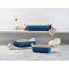image:imageLe Creuset Stoneware Heritage 3Piece Rectangular Baking Dish Set RivieraOyster