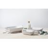 image:imageLe Creuset Stoneware Heritage 3Piece Rectangular Baking Dish Set RivieraOyster