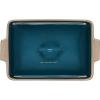 image:imageLe Creuset Stoneware Heritage Covered Rectangular Casserole 4 qt 12 x 9 RivieraDeep Teal