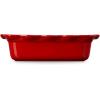 image:imageLe Creuset Stoneware Heritage Fluted Loaf Pan 9 RivieraCerise