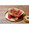 image:imageLe Creuset Stoneware Heritage Rectangular Baking Dish 4 qt RivieraCerise