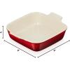 image:imageLe Creuset Stoneware Heritage Square Dish 3 qt 9 RivieraCerise