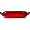 image:imageLe Creuset Stoneware Rectangular Dish with Platter Lid 3 qt RivieraCerise