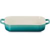 image:imageLe Creuset Stoneware Rectangular Dish with Platter Lid 3 qt RivieraRiviera