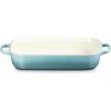 image:imageLe Creuset Stoneware Rectangular Dish with Platter Lid 3 qt RivieraSea Salt