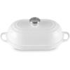 image:imageLe Creuset Enameled Cast Iron Signature Round Bread Oven 95 inch RivieraWhite