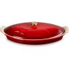 image:imageLe Creuset Stoneware Heritage Fish Baker 17 qt RivieraCerise