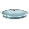 image:imageLe Creuset Stoneware Heritage Fish Baker 17 qt RivieraSea Salt