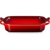 image:imageLe Creuset Stoneware Rectangular Dish with Platter Lid 3 qt RivieraCerise
