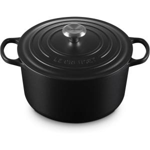 image:imageLe Creuset Enameled Cast Iron Signature Deep Round Oven 65 qt RivieraLicorice