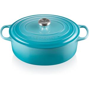 image:imageLe Creuset Enameled Cast Iron Signature Oval Dutch Oven 675 qt RivieraCaribbean