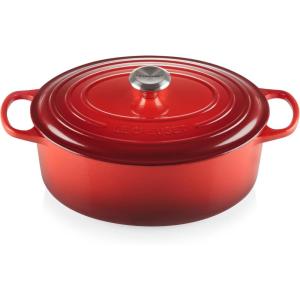 image:imageLe Creuset Enameled Cast Iron Signature Oval Dutch Oven 675 qt RivieraCerise