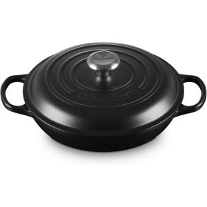 image:imageLe Creuset Enameled Cast Iron Signature Round Braiser 5qt RivieraLicorice