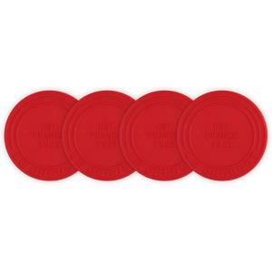 image:imageLe Creuset Silicone Coasters est 1925 Set of 4 RivieraCerise