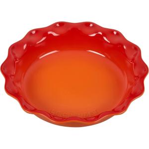 image:imageLe Creuset Stoneware 9 Heritage Pie Dish RivieraFlame