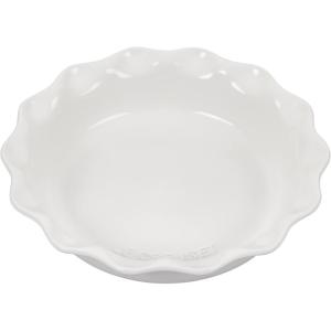 image:imageLe Creuset Stoneware 9 Heritage Pie Dish RivieraWhite