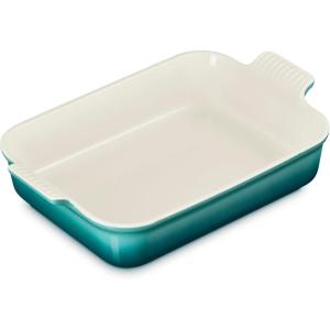 image:imageLe Creuset Stoneware Heritage Rectangular Baking Dish 4 qt RivieraRiviera