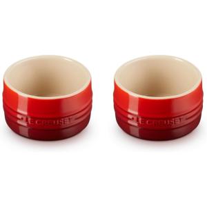 image:imageLe Creuset Stoneware Set of 2 Straight Wall Ramekins 7 Oz RivieraCerise