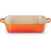 image:imageLe Creuset Enameled Cast Iron Signature Rectangular Roaster 525 qt 98 x 13 OliveFlame