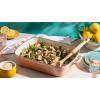 image:imageLe Creuset Enameled Cast Iron Signature Rectangular Roaster 525 qt 98 x 13 OliveOlive