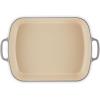 image:imageLe Creuset Enameled Cast Iron Signature Rectangular Roaster 525 qt 98 x 13 OliveOyster
