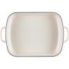 image:imageLe Creuset Enameled Cast Iron Signature Rectangular Roaster 525 qt 98 x 13 OlivePeche